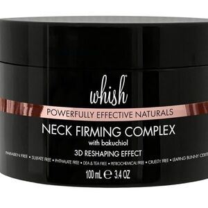 NEW WHISH CLEAN BEAUTY NECK FIRMING COMPLEX  3.4 Oz WITH BAKUCHIOL SKIN CREAM
